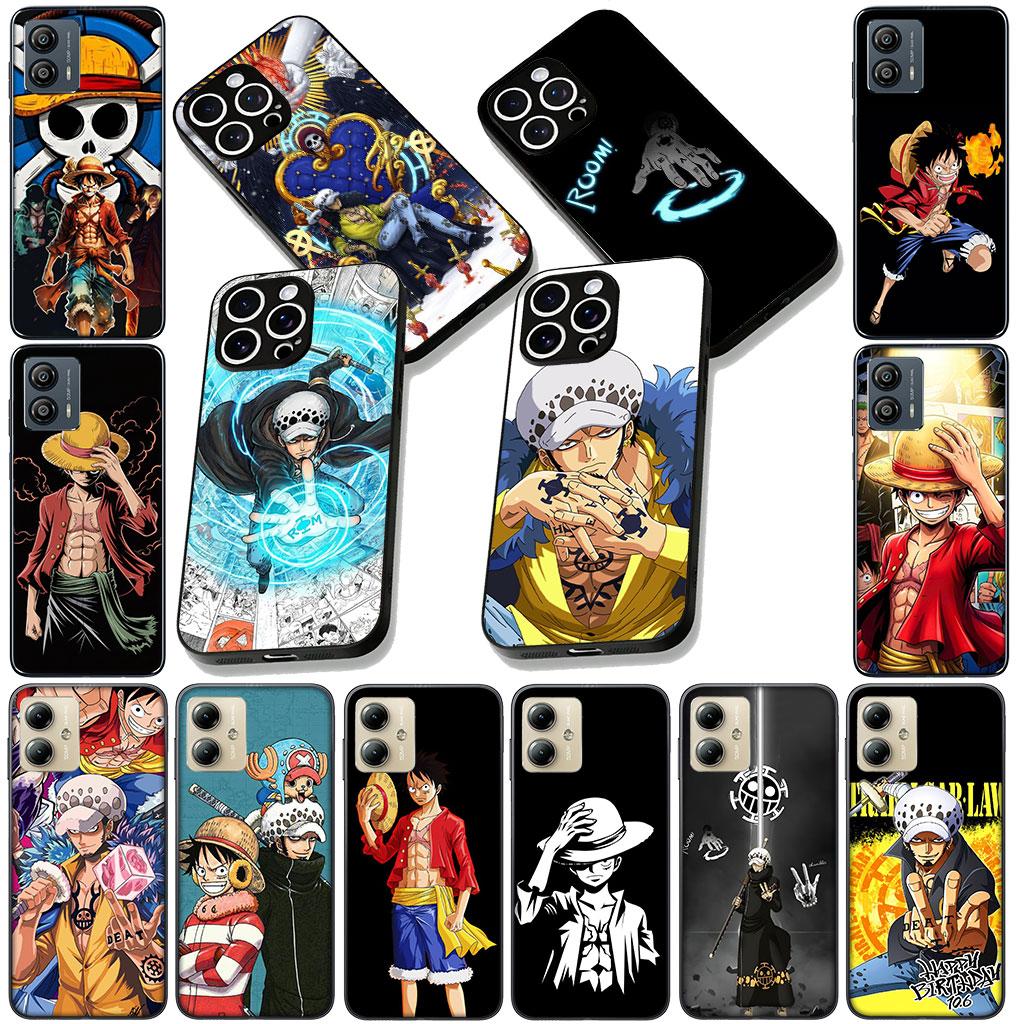 Cover for Motorola Moto G86 G14 G35 G34 G45 G55 G64 G75 G85 G24 G15 G54 G57 Power Case Trafalgar D Water Law One Luffy Piece