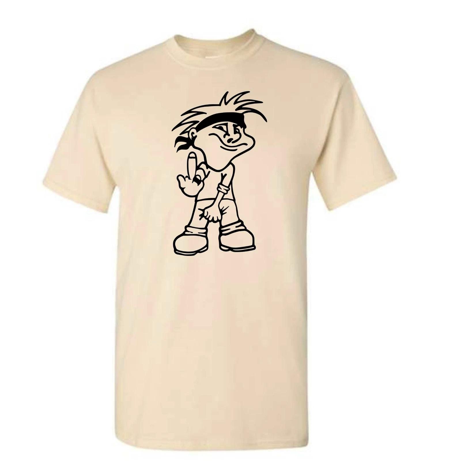Bad Boy Flipping the Bird T-Shirt L