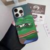 Internet Meme Sad Pepe The Frog Phone Case For IPhone 17 16 15 14 Plus 11 12 13 Pro Max Shockproof Protection Soft Back Cover