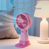 Cartoon USB Rechargeable Portable Handheld Mini Fan for Students with Customizable Logo
