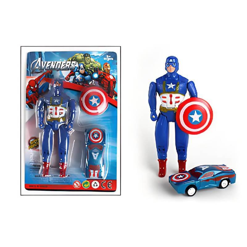 Капитан Америка Человек Миниатюрные Машинки Набор Игрушек Подарок Captain