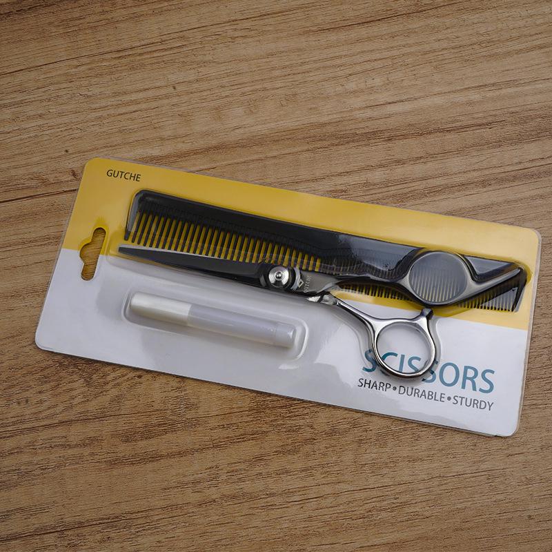 Professional 6-Inch Barber Hairdressing Scissors Set: Includes Flat Shears & Thinning Shears