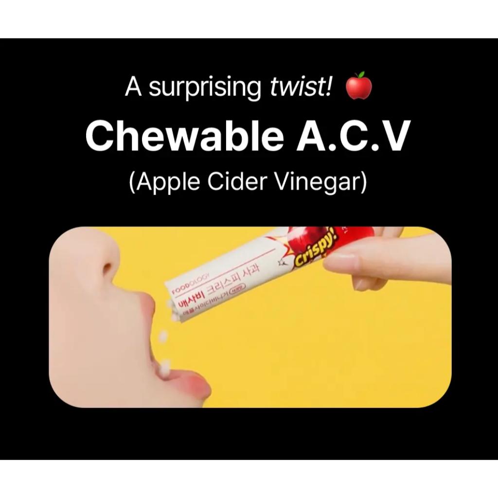 FOODOLOGY Elma Sirkesi Çıtır Şeker 3 Çeşit