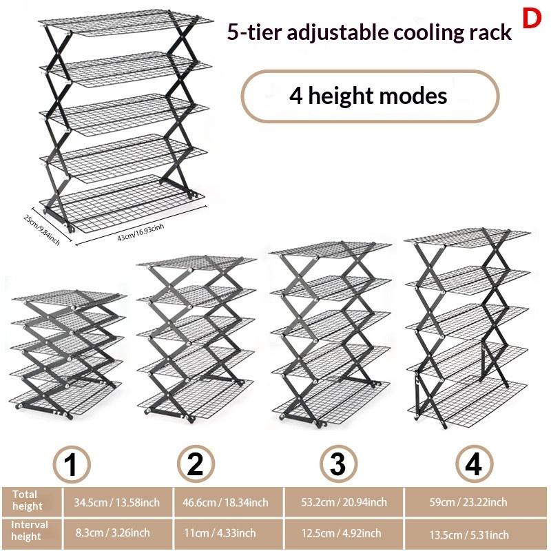 Collapsible Baking Cooling Rack With Sturdy