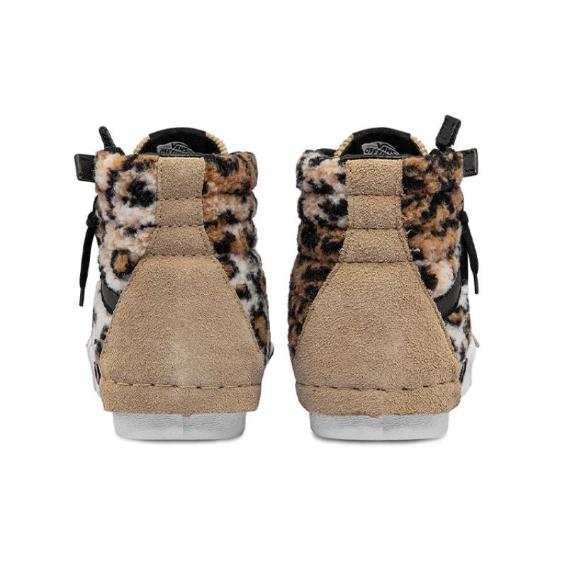 Vans Unisex SK8 HI Cap Mid Top Sneakers Brown/Black Vans VN0A3WM1ABH