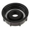 1000 Water Tote Tank Adapter Hose Cap 60mm Coarse Thread Outlet, 1/2inch+3/4inch=2PCS