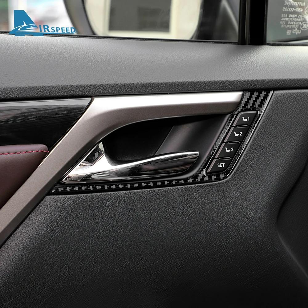 Carbon Fiber Interior Door Handle Sticker for Lexus RX350 RX450h 2016-2021 LHD
