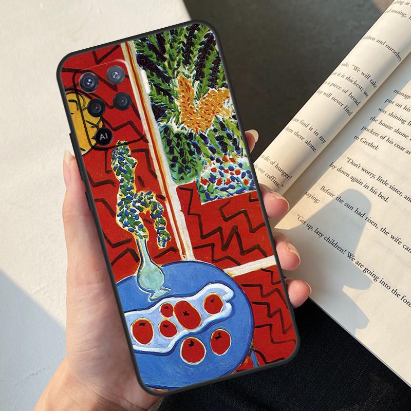 Henri Matisse Art Painting Case For Oppo A58 A98 A78 A18 A38 A60 A80 A40 A77 A57 A17 A74 A54 A94 A96 A76 A16 A15 A5 Pro