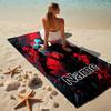 Custom Name S-Spide M-Man Flight Stylish Digital Printing Beach Towel Quick‑Drying Absorbent Blanket for Beach Pool Gym Travel