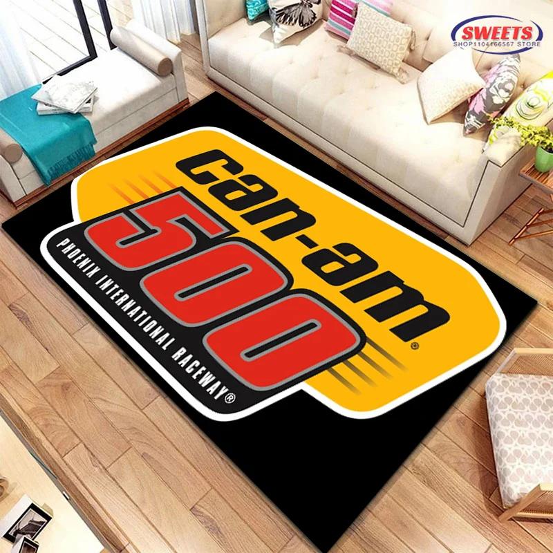 Can AM Motorcycle Logo Carpet Large Soft Rug for Living Room, Bedroom & Sofa Anti Slip Doormat & Home Decor Floor Mat