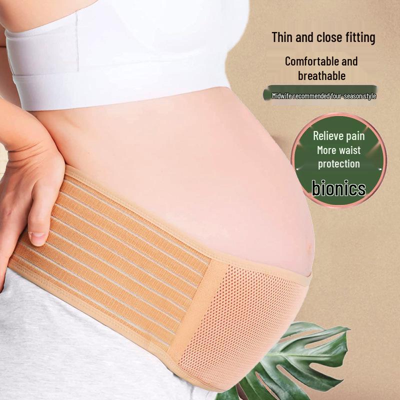 Maternity Belly Support Band for Pregnant Women: Thin Style, Pre-natal To Late-term Tummy Control and Waist Support Belt