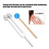 Aluminum Alloy 126.22Hz Frequency Tuning Fork Yoga Meditation Tuning Energy Fork With Hammer