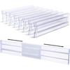 Transparent Drawer Divider Adjustable Partition Board Space Saving Storage Tool  Kitchen Organize