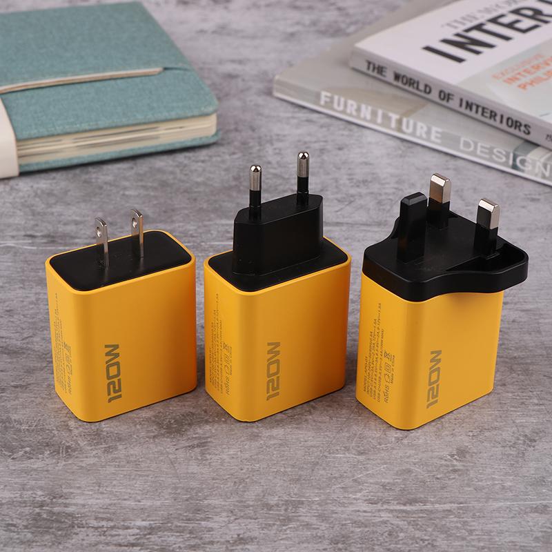Caricabatterie Rapido Tipo C 120W Quick Charge 3.0 Adattatore Caricabatterie USB Per Telefono Pd Caricabatterie USB Ricarica Rapida
