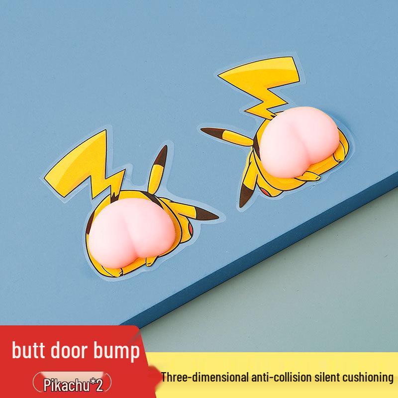 

Cute Cartoon 3D Silicone Anti-Collision Sticker Blind Box Doll