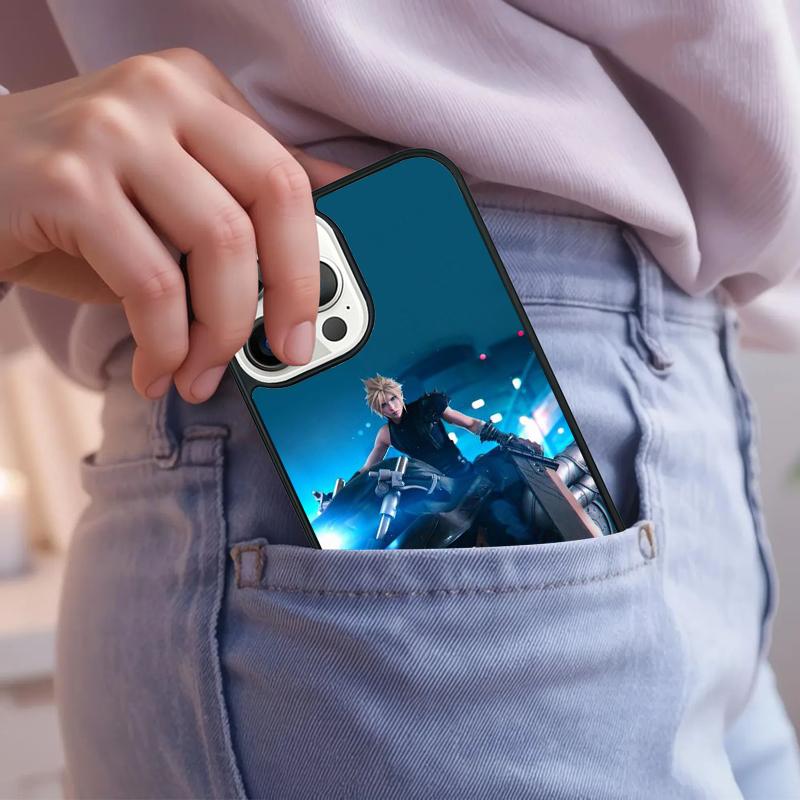 Final Fantasy VII Phone Case For iPhone 17 Air 15 16e 14 13 Pro Max Coque 12 11 Pro Max PLUS cover