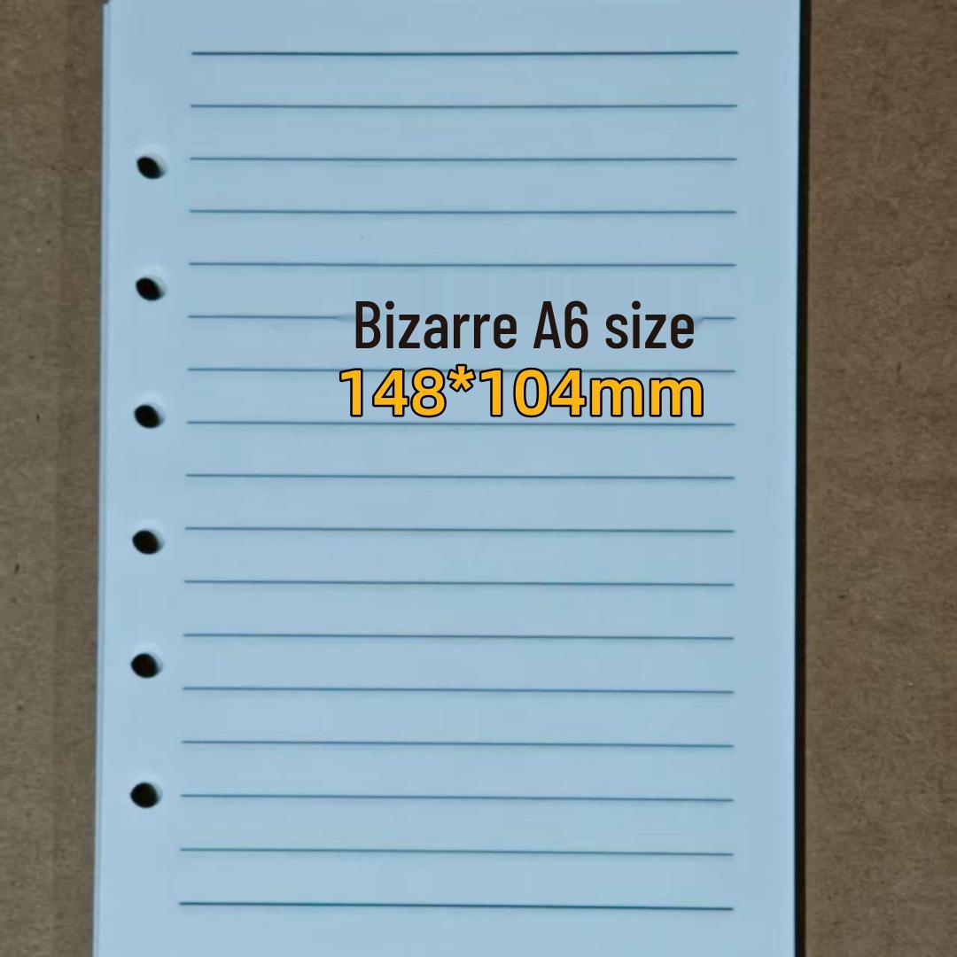 

В наличии: Бумага-вставка для кольцевого блокнота A6 - Линованные и крафтовые чистые страницы