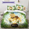 Greenorg Anisms Pattern Bedding Quilt Set Quilt Cover Pillowcase Home Decoration Birthday Gift (1 * Duvet Cover + 2 * Pillowcase, Without Core)
