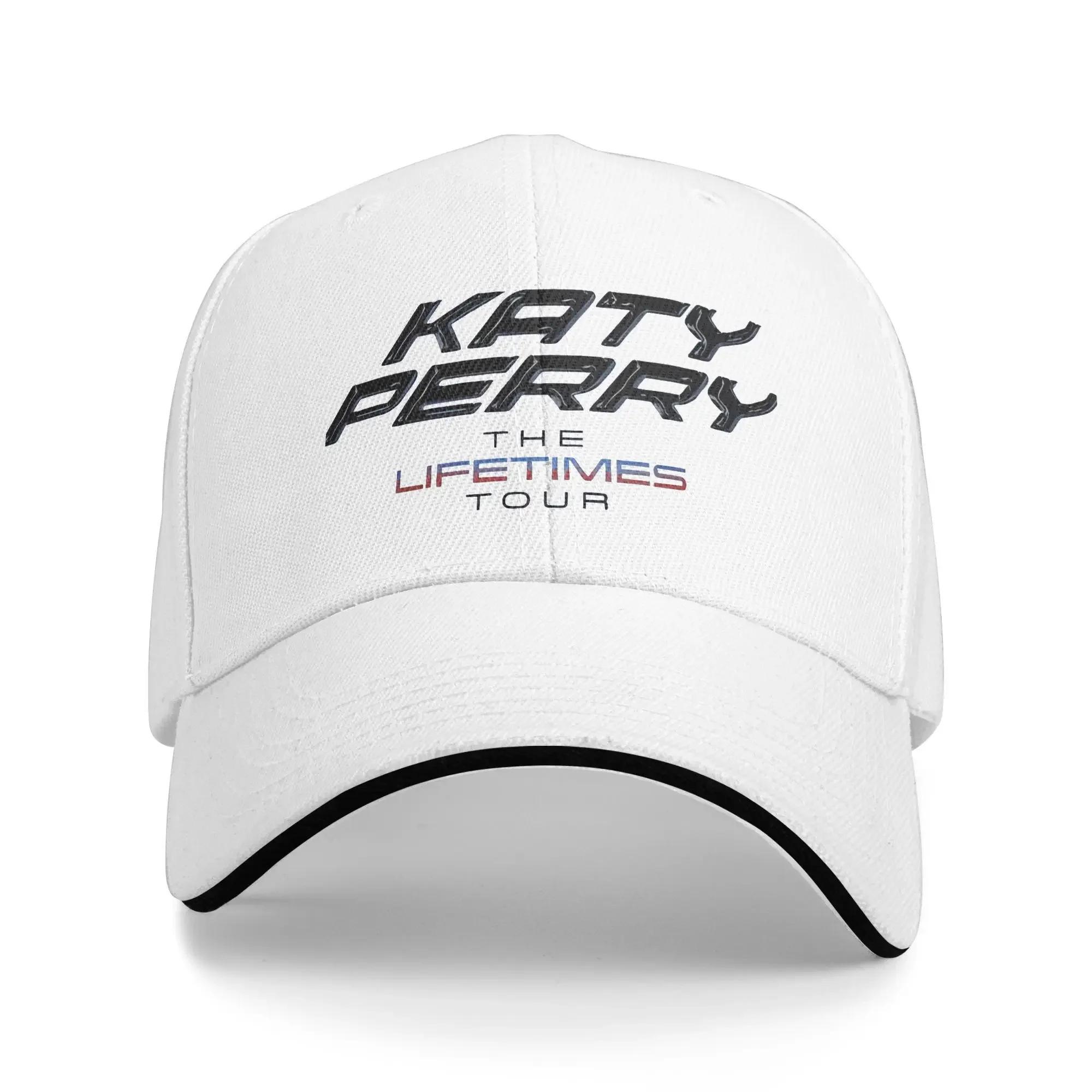 

New Baseball Cap Katyed Perryed The Lifetimes Tour 2025 Outfit For Men Women Trucker Hat Casual Singer Sun Cap Adjustable Fit Adjustable
