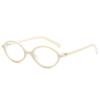 20953 New Fashion High-End Oval Glasses Frame 2024 New Personalized Anti-Blue Flat Glasses