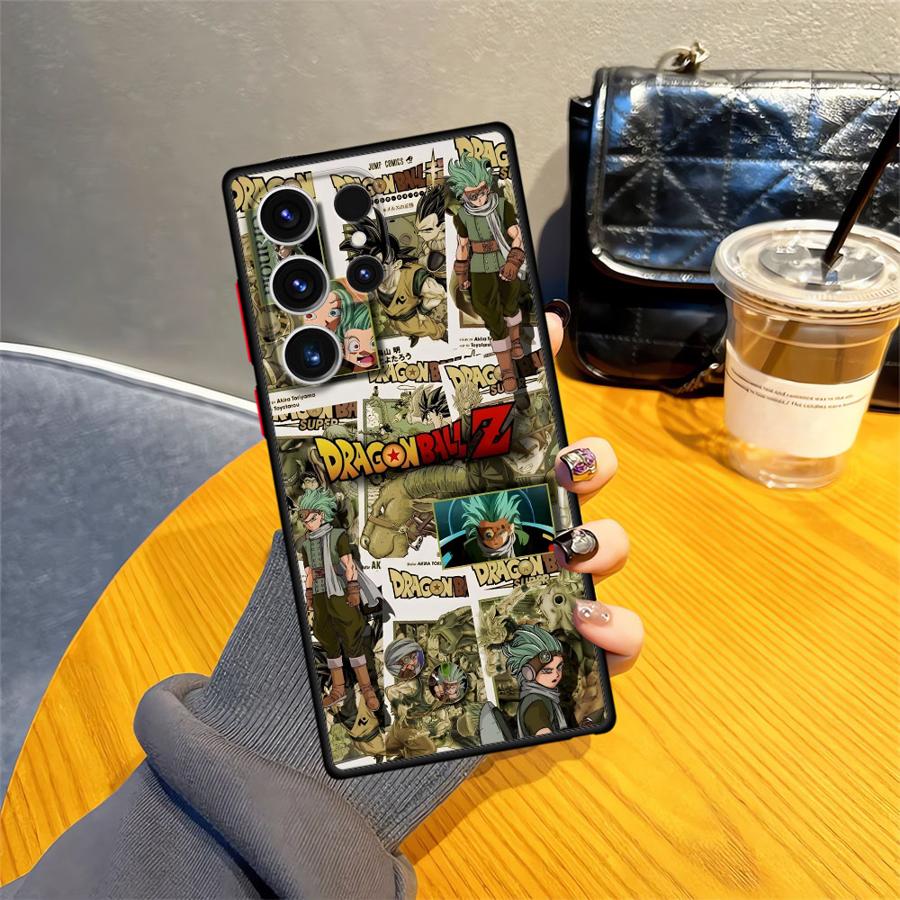 Back Phone Cover Case for Samsung Galaxy S20 S10 S21 S25 Edge S23 Ultra S22 Plus S9 S24 FE Dragon Ball Creativity Vegeta