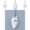 Plush Bear Angel Keychain With Soft Short Pile For Girls Gift And Collectors