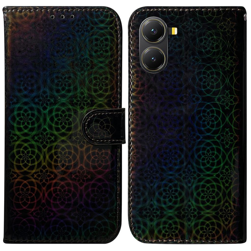 For Xiaomi Poco X7 Pro 5G/Redmi Turbo 4 5G Case Solid Color Leather Wallet Phone Cover
