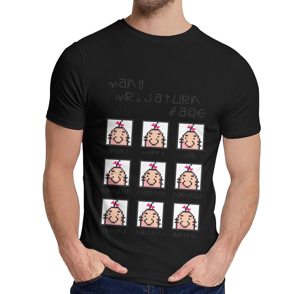 O Neck Many Face Earthbound Mother Rpg T Shirt Crazy For Male Natural Cotton La