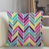 Home Decor Striped Colorful Pillowcase Bedroom Pillowcase Living Room Sofa Cushion Cover Pillowcase