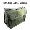 Durable Multifunctional Canvas Electrician Tool Bag - Large Size, Wear-Resistant, Single Shoulder Design