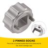 2016-2020 2 Pin Shock Cartridge Cap Tool/socket-Like #398-00-417 For Fox X2/DHx2