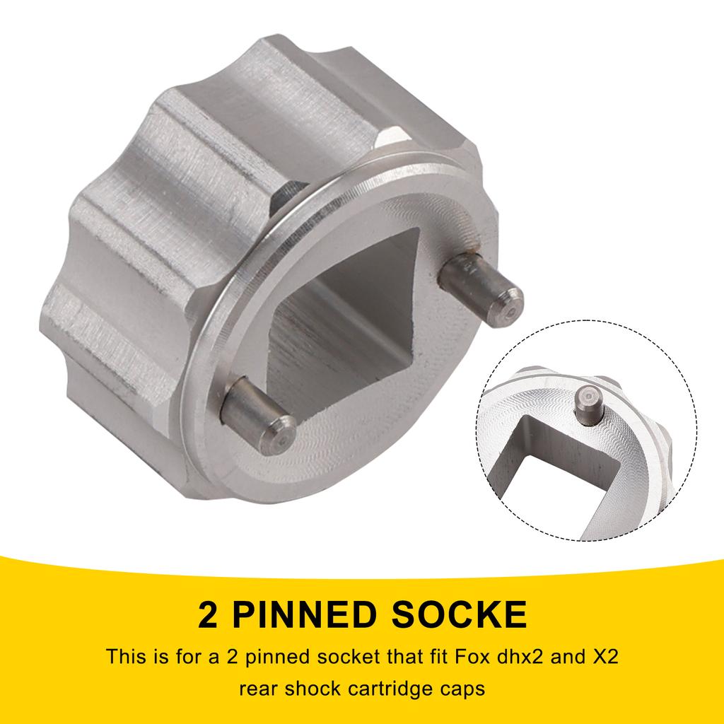2016-2020 2 Pin Shock Cartridge Cap Tool/socket-Like #398-00-417 For Fox X2/DHx2