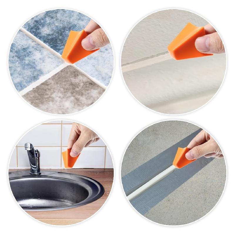 2Pcs Silicone Caulking Tool Set Sealant Grout Finishing Tool Spreader Spatula Scraper for Kitchen Bathroom Floor Sealant Sealing