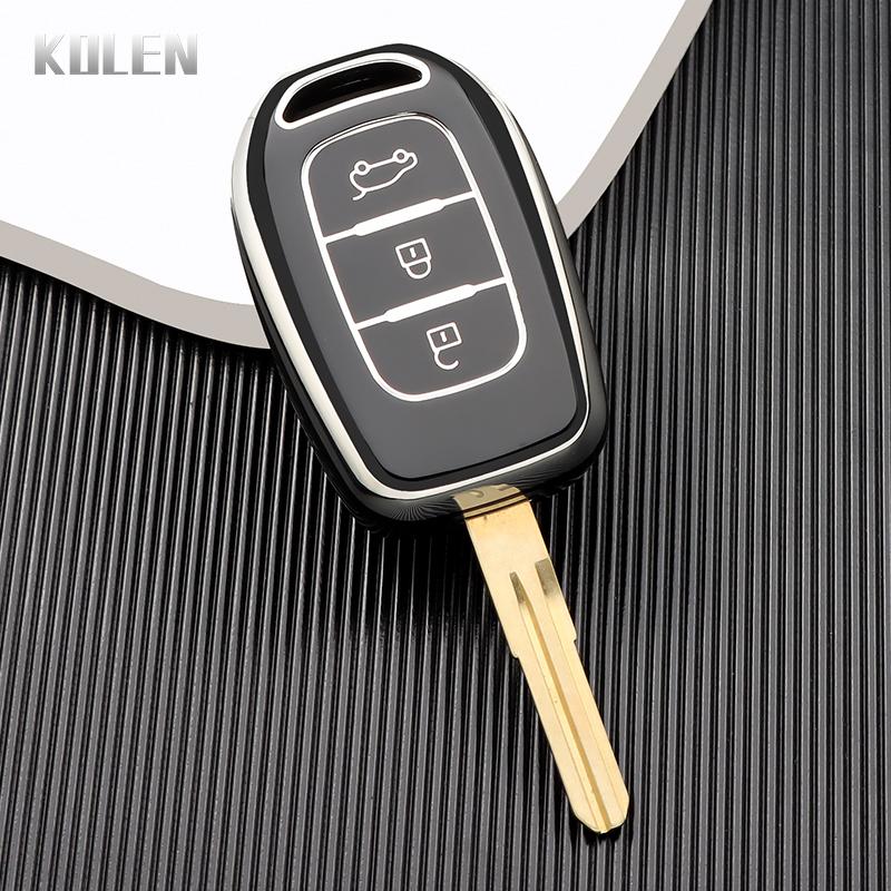 

Fashion Tpu Car Key Case Cover Shell Fob For Renault Kwid Traffic Symbol Dacia Sandero Logan Duster 2 3 Buttons