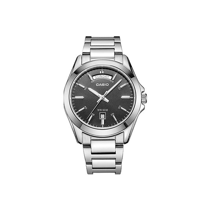 CASIO Мужские часы Стандартная серия Черные MTP-1370D-1A1 MTP-1370D-1A1 Metal Watch Box (Free Gift)