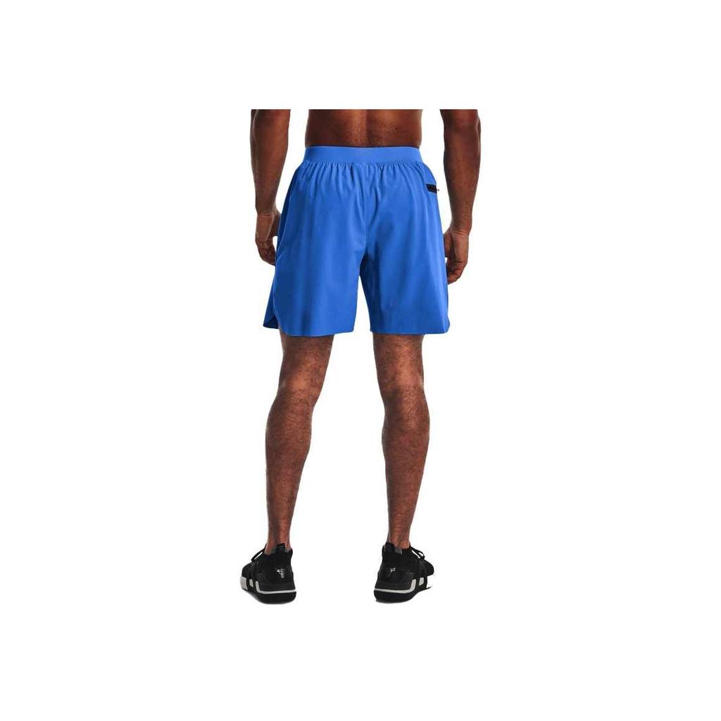 Under Armour Project Rock Training Shorts Men Bottoms Blue 1370474-464