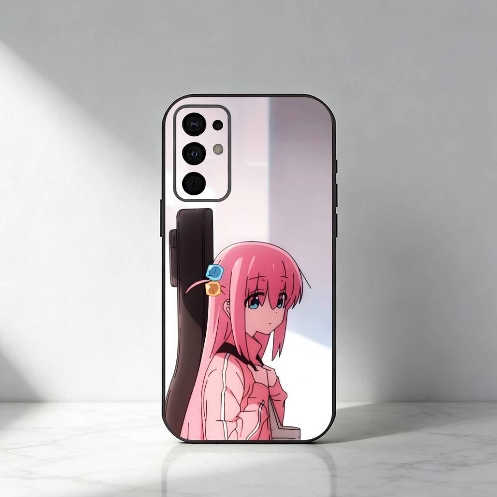 B-t-R Anime Bocchi H-Hitori Gotou  Phone Case For Samsung S25,S24,S21,S22,S23,S20,Ultra,S26,Plus,Fe,Note,5G Black Cover