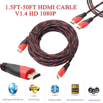 1pc Nuovo cavo HDMI V1.4 per HDTV Home Theater PlayStation 3 0,5M-15M