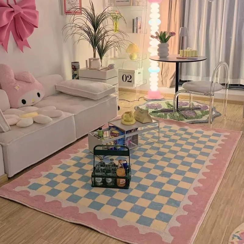 

Cute Soft Washable Area Rug for Girls Room Creative Home Decor Bedroom Living Room Floor Mat Comfortable Carpet 60*90cm-A2233