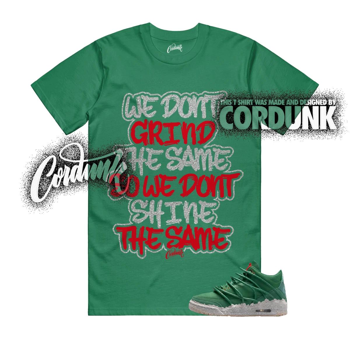3 Concrete Rose Fir Green Red Cet Grey Teyana T Shirt Match DIFF 110