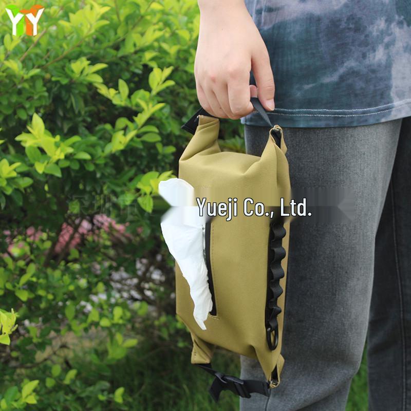 Camouflage Camping Tissue Box: In-Stock Hanging Wet Wipe Storage Bag for Outdoor Use