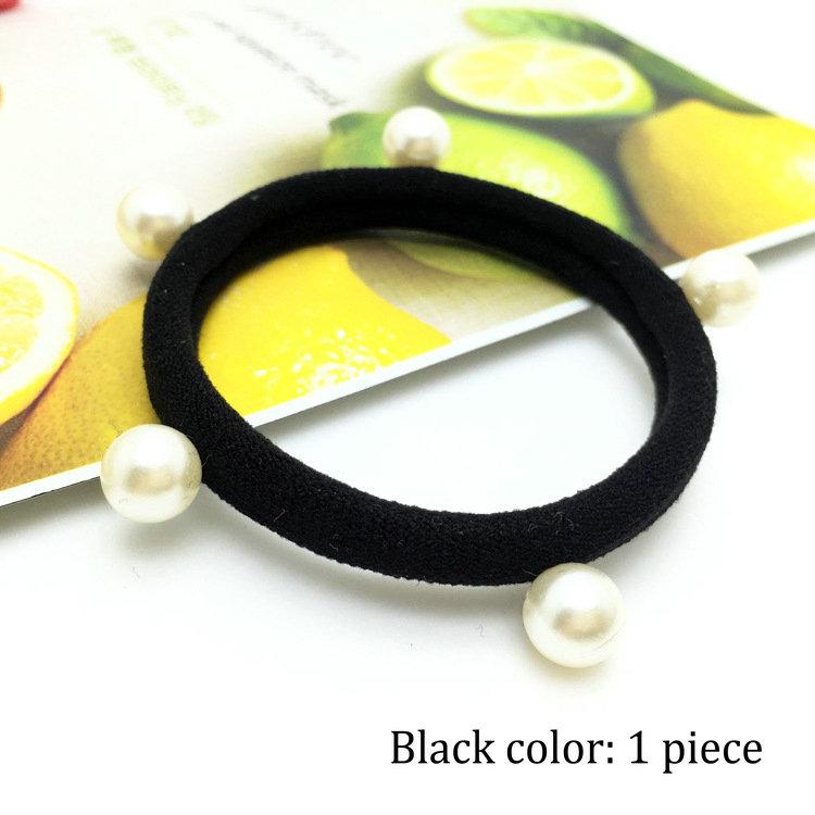 

Резинка для волос эластичная с имитацией жемчуга Скранчи Женские Девичьи Держатель для хвостика Аксессуары для волос Резинки для волос Головной убор Повязки на голову