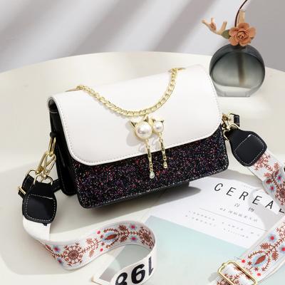 New High Appearance Level Bright Leather Fashion Handbag High Appearance Level Fashion Senior Sense Shoulder Bag Chain Bag Crossbody Bag