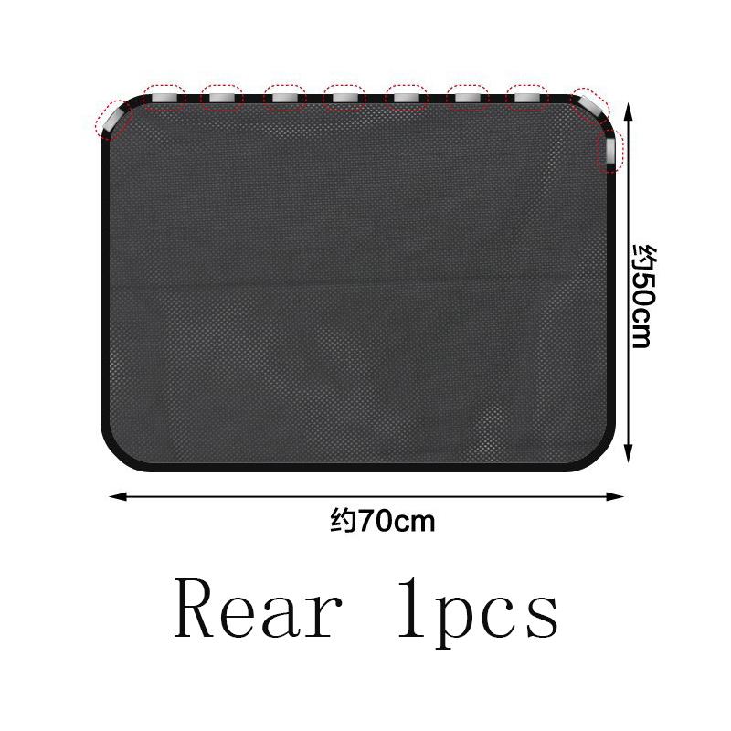 Magnetic Car Sun Shade Anti-UV Front/Rear Window Sunshield Shadow Mesh Glass Shading Car Privacy Shield Auto Interior