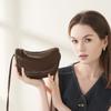 Leather women's simple first-layer cowhide bag, new high-end fashion mother bag, single shoulder crossbody mini small