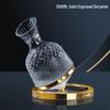 Shangqi Rotating Decanter & Gold Foil Wine Glass Set
