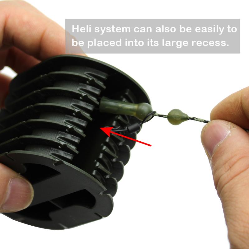 1PC Carp Fishing Tool Leader Storage For Six Complete Leaders For Carp Rig Chod Helicopter Rig Tackle Accessories Equipment
