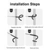 Lantern Hanger, Stainless Steel Camping Light Pole Hook, Tent Light