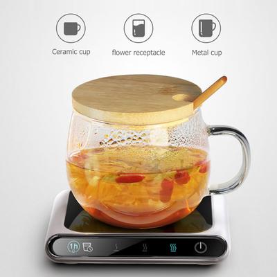 Smart Electric Teapot Warmer Beverage Warmer Usb Charging Coffee Cups Heater with Adjustable Temperatures for Home