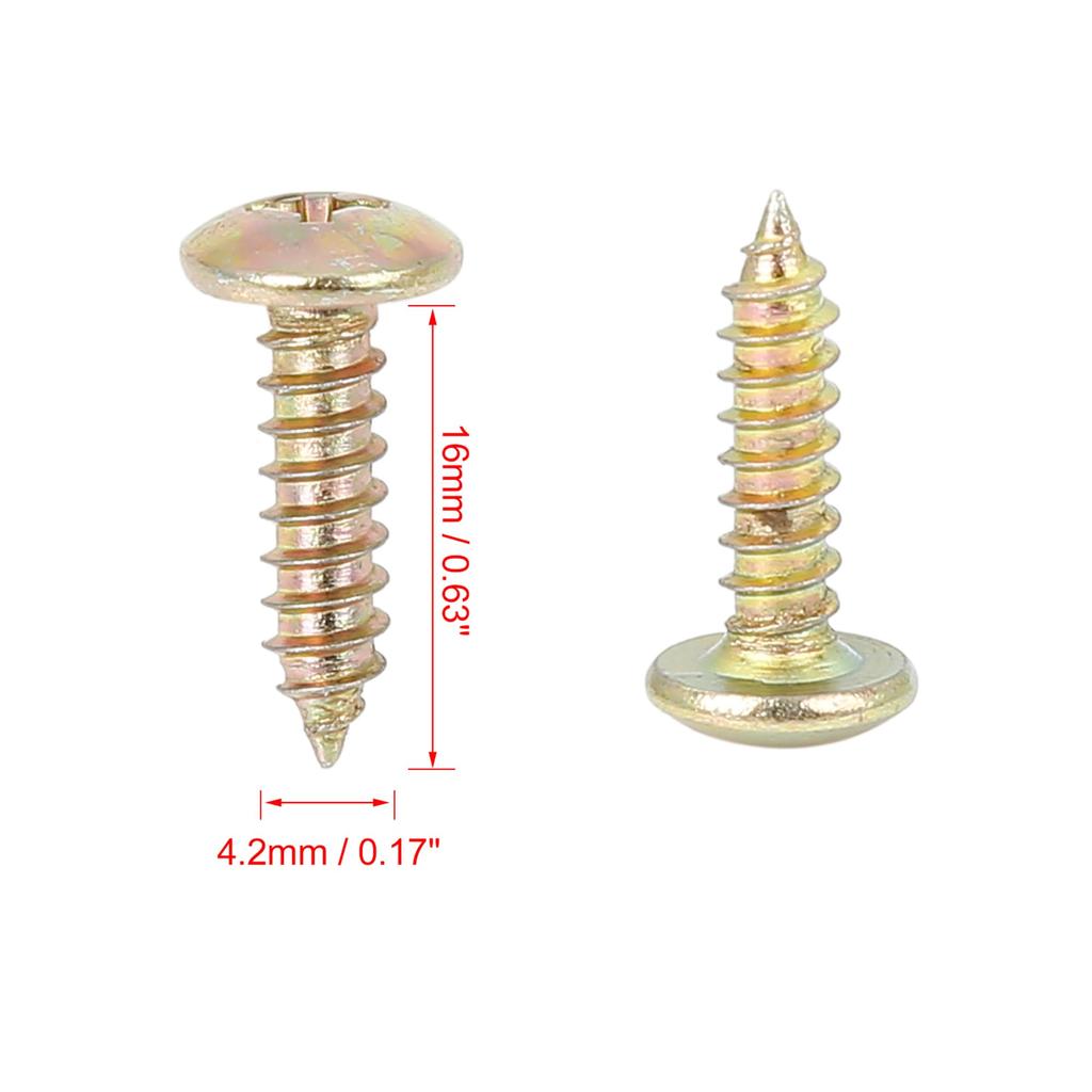 X AUTOHAUX U Clip Screw Assortment Car Clip Fasteners for